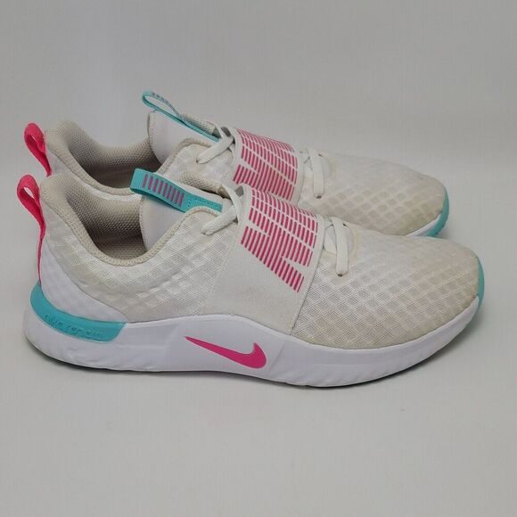 Nike Renew In Season TR9 White Multicolor Sneakers Shoes Womens Sz 8 CW7022-100 - Picture 1 of 12